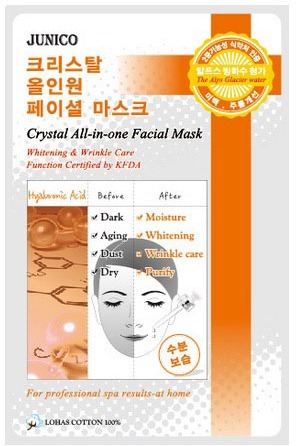 

Mijin Cosmetics Junico Crystal Allinone Facial Mask Hyaluronic Acid