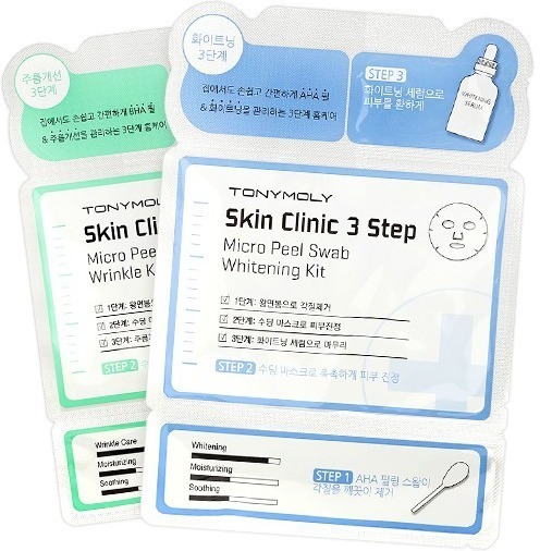 

Tony Moly Skin Clinic Step Micro Peel Swab Kit