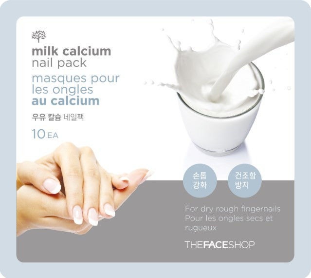 

The Face Shop Milk CalciumandProteine Nail Pack