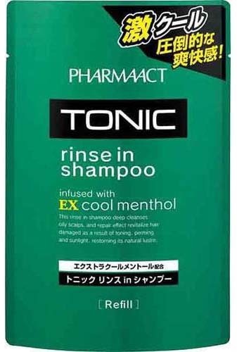 

Kumano Cosmetics Pharmaact Tonic Rinse in Shampoo EX Cool Menthol