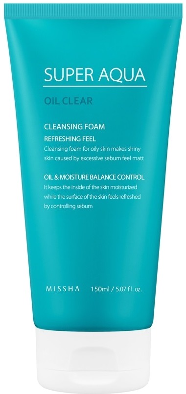 

Missha Super Aqua Oil Clear Cleansing Foam