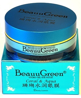 

c BeauuGreen Coral And Aqua Hydrogel Eye Patch