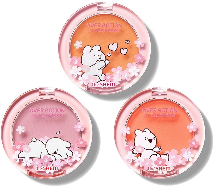

The Saem Over Action Little Rabbit Saemmul Single Blusher