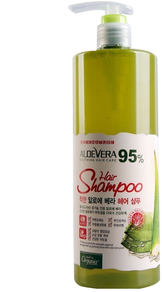 

White Cospharm White Organia Good Natural Aloe Vera Hair Shampoo