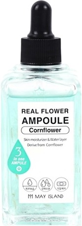 

May Island Real Flower Ampoule Cornflower