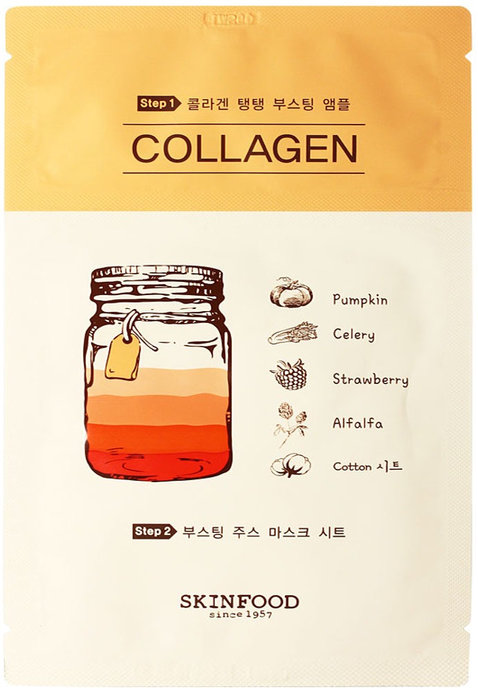 

Skinfood Boosting Juice Step Mask Sheet Collagen