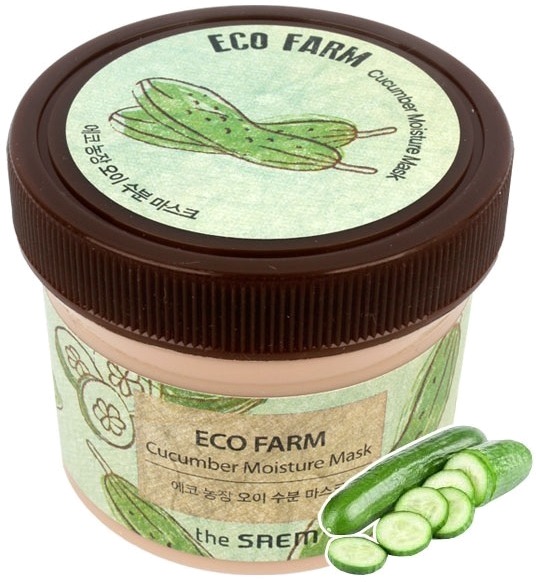 

The Saem Eco Farm Cucumber Moisture Mask