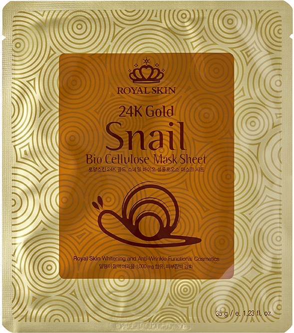 

Royal Skin K Gold Snail Bio Cellulose Mask Sheet