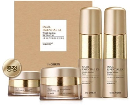 

The Saem Snail Essential EX Wrinkle Solution Skin Care Set