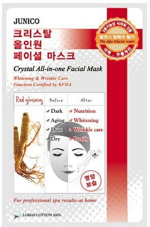 

Mijin Cosmetics Junico Crystal Allinone Facial Mask Red Ginseng