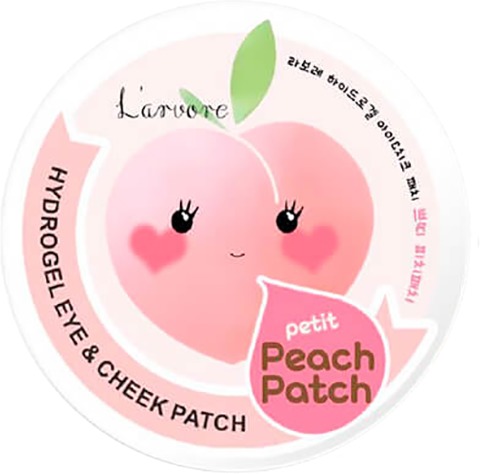 

Larvore Hydrogel Eye and Cheek Petit Peach Patch