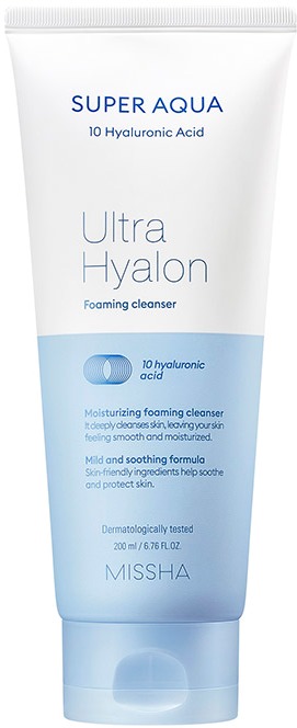 

Missha Super Aqua Ultra Hyalron Cleansing Foam